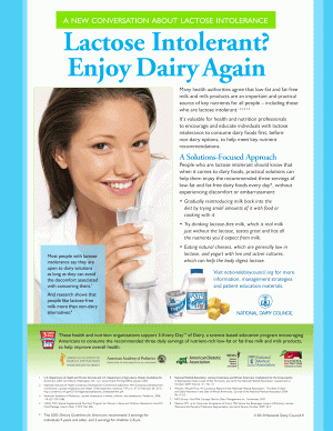 Lactose Intolerance advertorial, Foodminds and partners